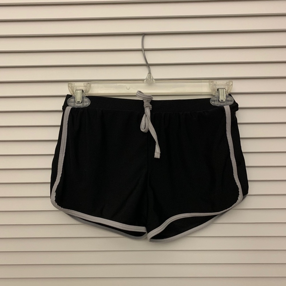 Contrast binding drawstring swimming panty